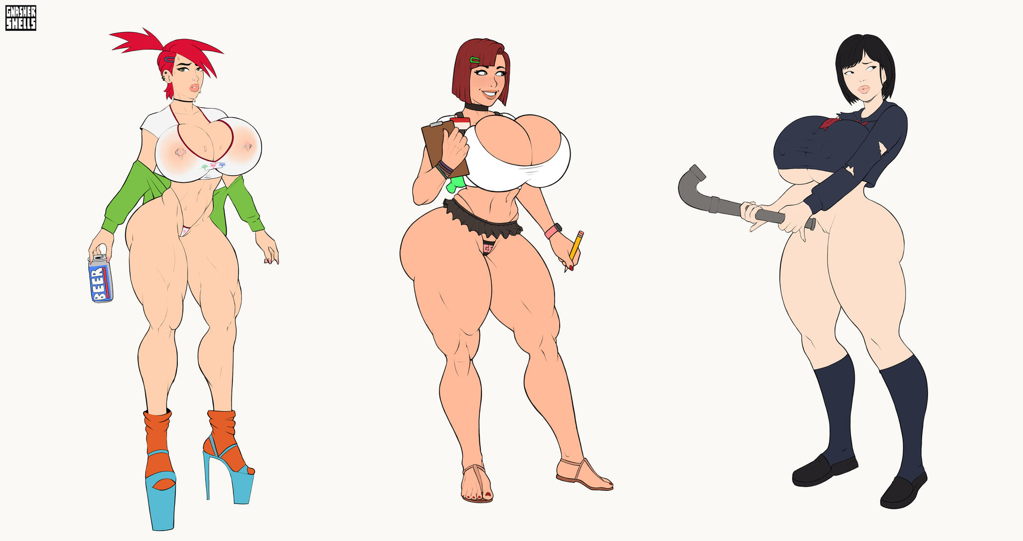 Flat color examples
