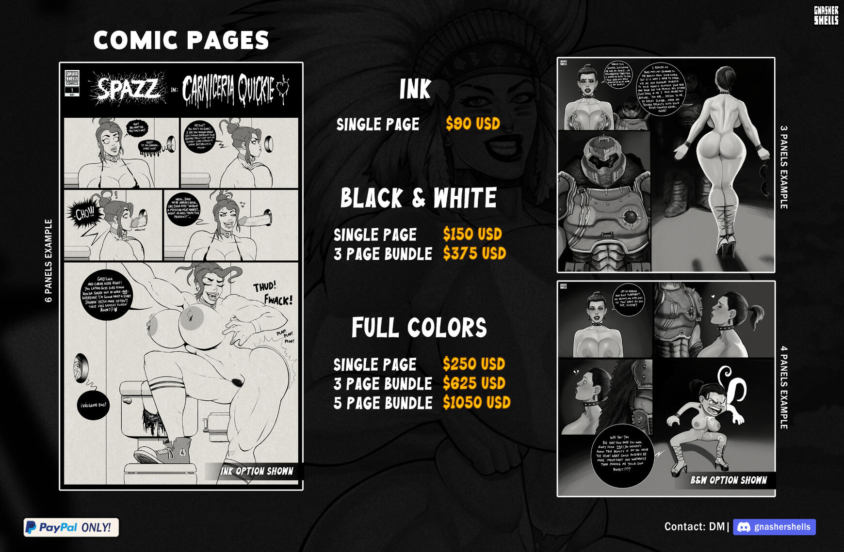 Character bio prices